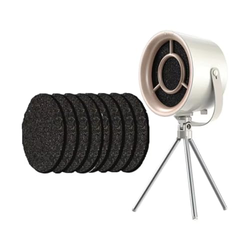 Ohulelks Campana Extractora de Sobremesa con USB, Extractor Portátil, Extractor de Cocina Pequeño, Barbacoa, Campana Extractora de Gran Succión, Color Lechoso