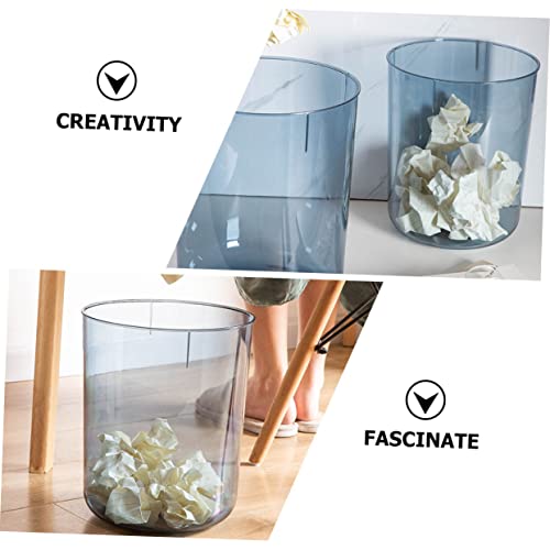 Caneca de basura transparente para hogar y oficina miniatura 7