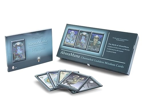 AboraMana: Channeled Goddess Wisdom Cards (Channeled Wisdom Box Set with 90 Cards and Guide Book)