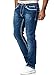 Produktbild OneRedox Herren Jeans Denim Slim Fit Used Design Modell 5170 30