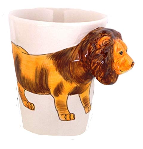 B2SEE Animaux-lion-mug-tasse-3d-ceramique-3d-vaisselle Fait Main Enfant Femme Garcon Fille de LTD