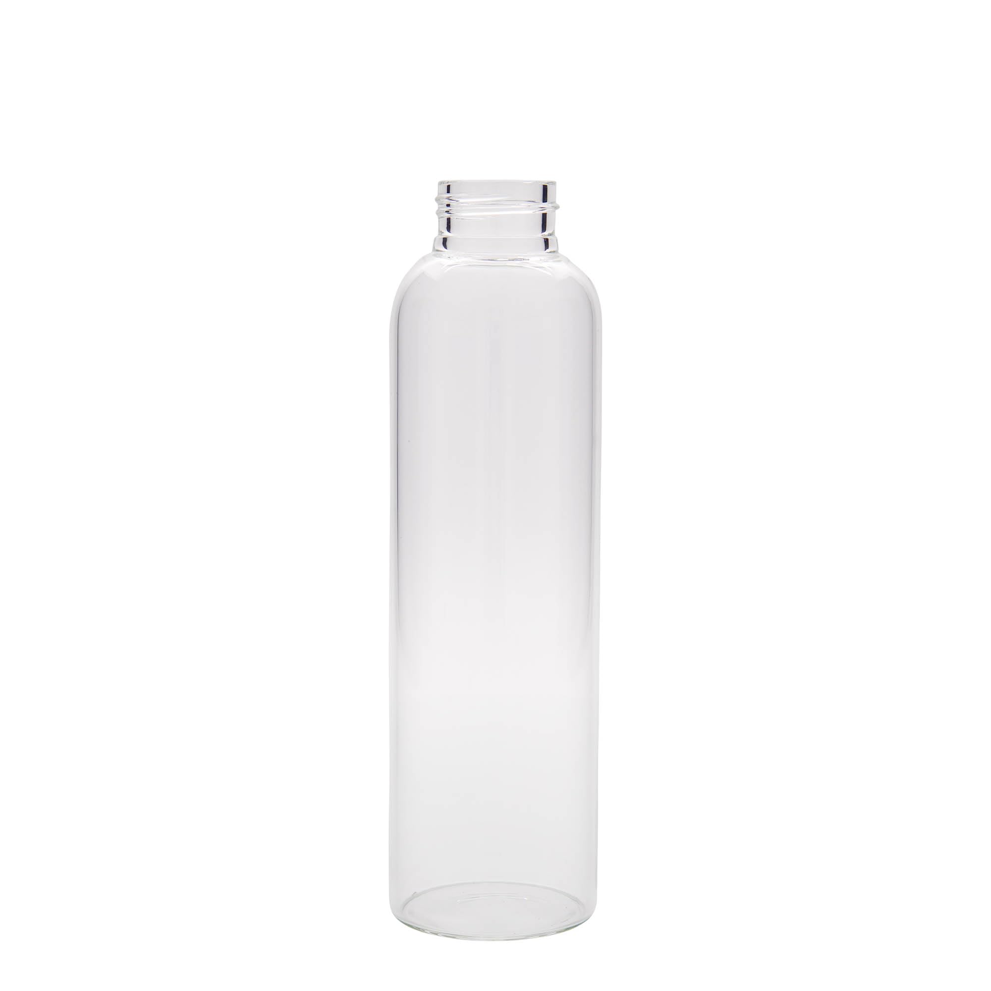 Set di 6 borracce Perseus da 500 ml in vetro trasparente con tappo a vite in metallo