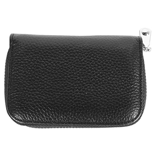 Men's Credit Card Holder Zipper Bag Organizer 11 Pockets Anti-theft Travel Pouch Id Coin Case