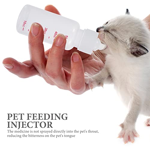 PATKAW Kit De Mamadeira Para Animais De Estimação 6 Peças Mamadeiras Para Gatinhos Filhotes Recém-Na