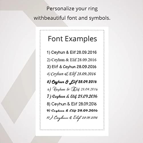 Juego de anillos de boda de 6 mm, chapado en oro de 14 quilates, juego de alianzas de boda a juego, juego de anillos de boda de plata personalizado para hombre y mujer