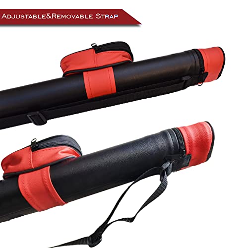 Talvex 1X1 Hard Cue Case Pool Cue Billiard Stick Carrying Case(Holds 1 Butt/1 Shaft) #TOP2