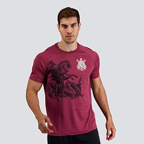 Camisa Corinthians São Jorge Edição Limitada Masculina - Bordô - G
