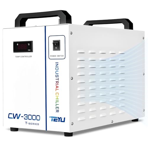 Image of Cloudray Water Chiller CW-3000 for CO2 Laser Engraver & Cutting, Laser Chiller, Industrial Water Cooler,with 9L Water Tank Capacity Max. Pump Flow 10L /min 50W /℃ Cooling