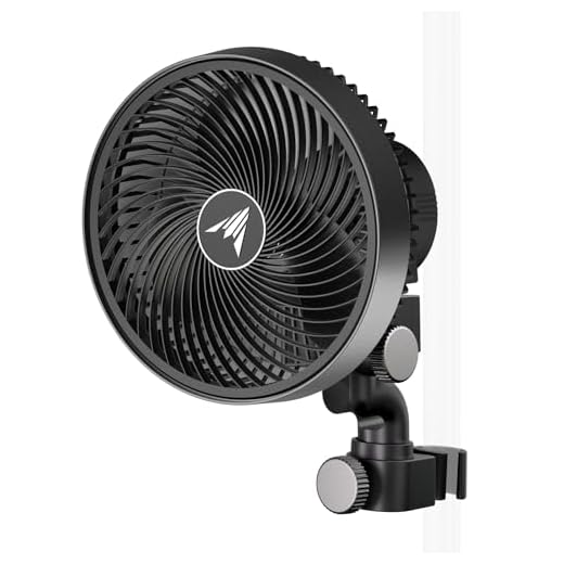 Profan, Ventilator, 15 cm, 5 W 15 AC Infinity CLOUDRAY S6 – Clip-Ventilator 150mm für Grow Zelte mit langlebigem EC-Motor, 10 Windstufen, 10 Oszillationsstufen, IP54, für Umluft und Kühlung im Indoor Grow