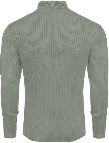 Image of NORTHWIND Men's High Turtle Neck Cotton T-Shirt