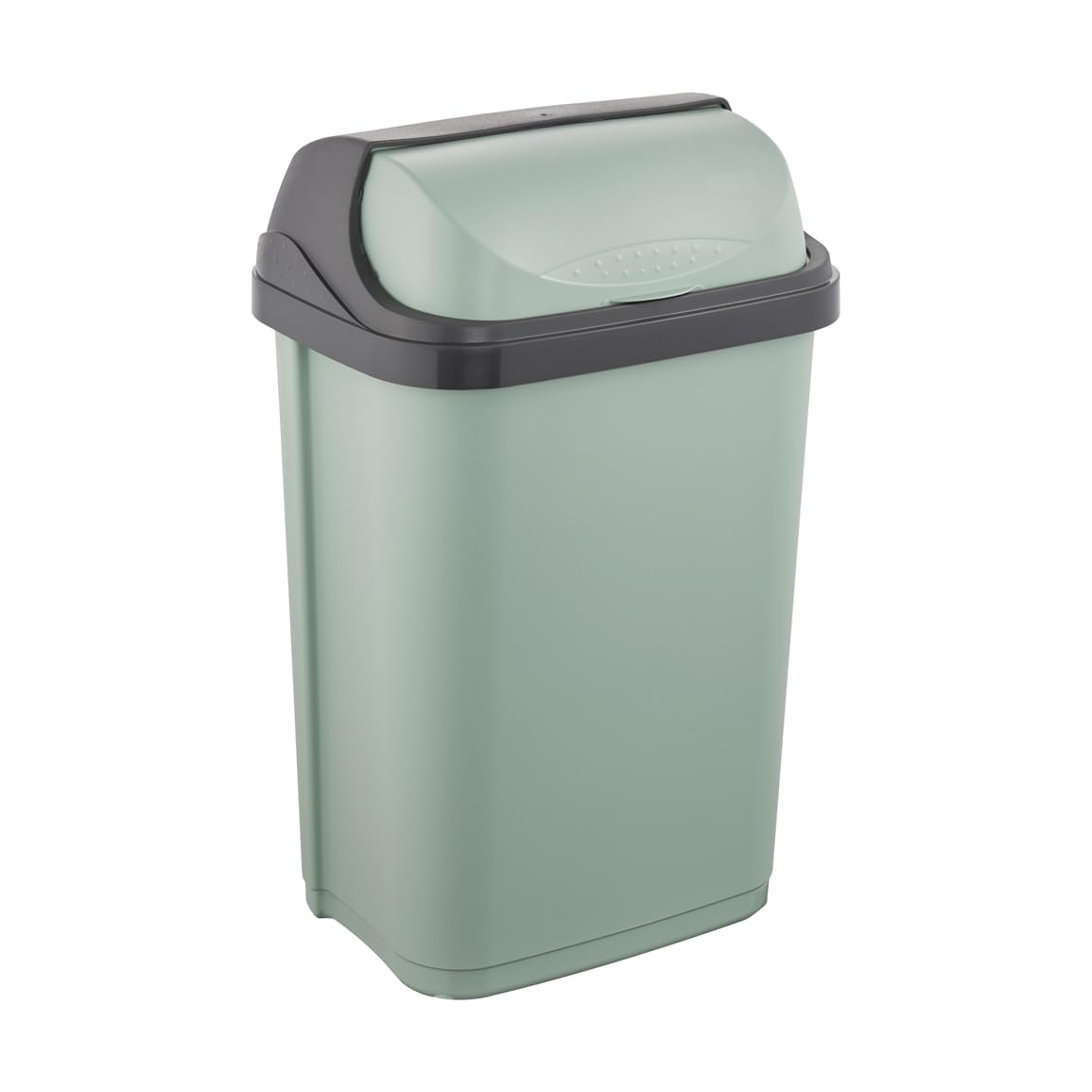keeeper Abfallbehälter mit Rolldeckel, 25 l, 34 x 26 x 54 cm, Rasmus, Grün (Nordic Green)