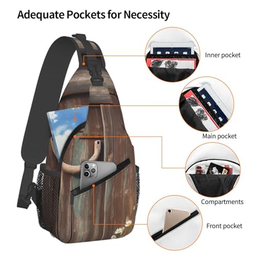 Bolso cruzado para hombre tipo bandolera negro miniatura 4