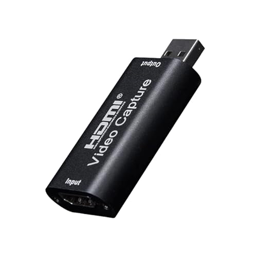 4K Audio Video Capture Cards HDMI to USB 3.0 HDMI Video Capture, 1080P HD Broadcast Live Record Video Audio Grabber for Gaming, Video Conference, Teaching, Streaming (Rose Gold)
