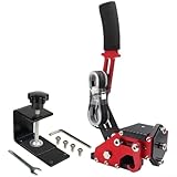 Frein à main USB en alliage d'aluminium pour PC pour jeux de course avec capteur Hall sans contact pour Logitech pour G27, G29, G920 T500 T300 (rouge)