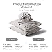 meadow park 100% Stone Washed Linen Sheets with Pillow Cases, Queen Size 4 Pcs Set, Deep Pocket, Soft and Breathable Fabric, Cool Night Sleep Comfort, Natural Color