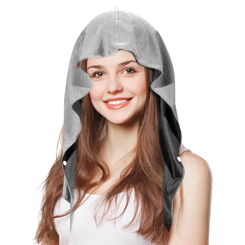 Chaies Toallas con capucha refrescantes, toalla con capucha, toalla refrescante, accesorios para exteriores, protección UV, toalla fría para deportes, fitness, gimnasio, suave trapo de sudor