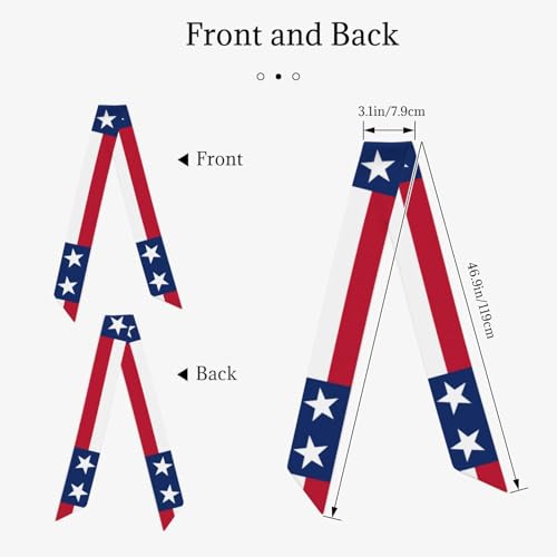 Flag of Texas Silk scarf light and fashionable scarf women's scarf, suitable for dating, traveling, taking pictures, is a great spring gift for women4