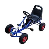 pedal powered car for adults [Exquisita forma de rueda, antideslizante impermeable y a prueba de golpes] rueda inflable de goma gruesa: ruedas resistentes al desgaste, tubo interior inflable que proporciona seguridad para su juego y conducción.