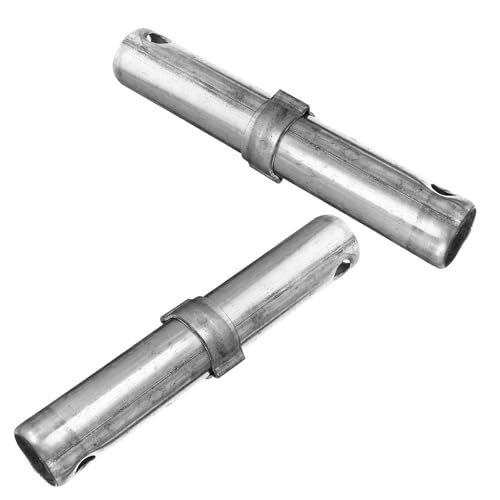 KOMBIUDA 2 Piezas Pasadores de Acoplamiento para Andamios Barra de Conexión Galvanizada Resistente Alta Capacidad de Carga para Uso Interior y Exterior Sistemas de Andamios