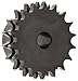 Martin Roller Chain Sprocket, Reboreable, Type B Hub, Double Strand, 06B Chain Size, 9.525mm Pitch, 60 Teeth, 19mm Bore Dia., 187.46mm OD, 90mm Hub Dia., 15.44mm Width