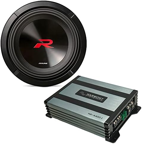 Alpine R2-W10D4 10" Subwoofer Dual 4 Ohm with Harmony