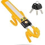 ATG Bloccasterzo Auto – Antifurto Auto e Antifurto per Auto per SUV, Van, Furgone e Camper – Acciaio Temperato, Protezione Antitrapano