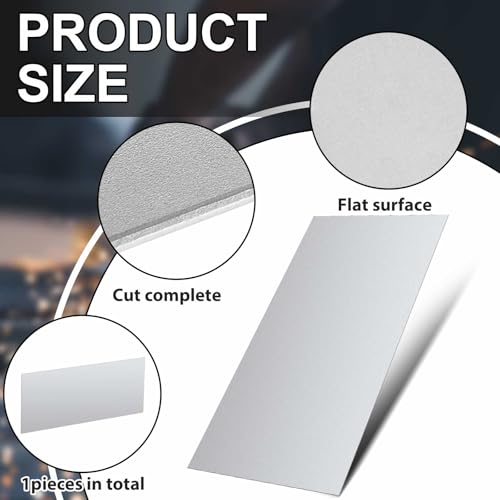 Image of Hicarer 1 Pcs Mild Steel Sheet Cold Rolled 18 Gauge Metal Plate Weldable Metal Sheets for Professional Industrial DIY Use, Clean Surface Easy to Weld (36'' X 12'')