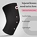 Crucial Compression Knee Sleeve (1 Pair) - Best Knee Braces for Knee Pain for Men & Women - Non-Slip Knee Support for Running, Weightlifting, Basketball, Gym, Workout, Sports