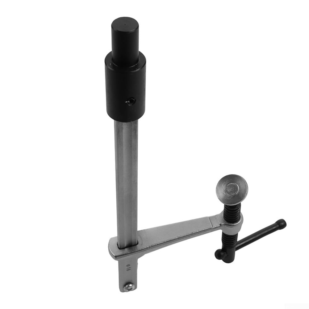 Lot de 2 bancs de travail du bois à action rapide, trou de 16 mm avec plage de serrage de 160 mm, outil de fixation de table de soudage, noir et argenté