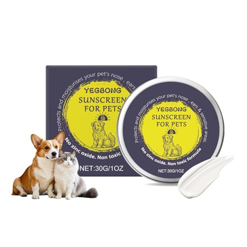 Bálsamo Protección Solar Mascotas, Protector Solar para Perros, Protector Solar Perros Gatos, Protector Solars Hidratante para Perros y Gatos 30G