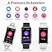 GADIXY Smart Watch,Fitness Tracker Watch 7 Day+ Battery with Heart Rate/Step Counter/Calories/spO2/Sleep Monitor,IP68 Fitness Smart Watches for Women Android&iOS Silver
