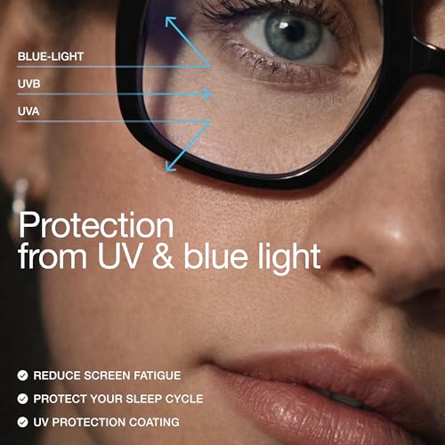 Image of miyya Blue Light Blocking Glasses for Women, Blue Light Glasses for Women Oversized Fashion Glasses