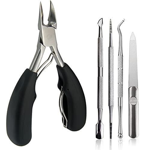 Toe Nail Clippers Tool for Thick Nails and Ingrown Toenails (Heavy Duty Toenail Clippers), One of the Large Nail Nipper,Especially Suitable for Seniors