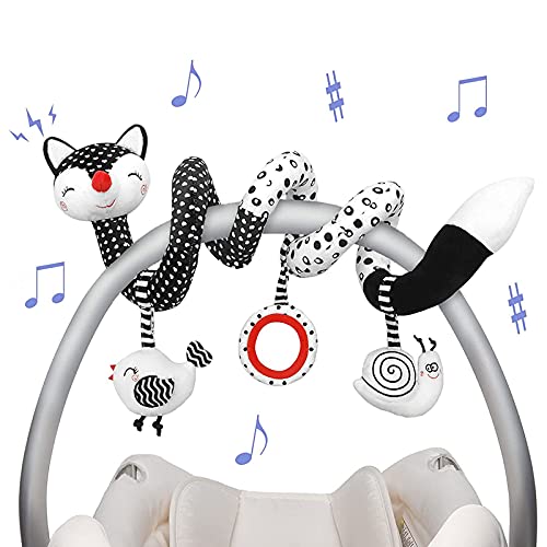 LQKYWNA Juguetes para Colgar Actividades en Espiral para beb&eacute;s, Cochecito y Juguete de...