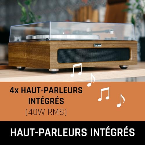 Lenco Ls-410Wa – Platenspeler Met Bluetooth – 4 Ingebouwde Speakers – Extra Naald – Hout (Ls-410Wa) - Les Beatles, Paul McCartney, John Lennon, RIngo Starr, George Harrison Lenco Ls-410Wa - Platenspeler Met Bluetooth - 4 Ingebouwde Speakers - Extra Naald - Hout (Ls-410Wa) – Image 6
