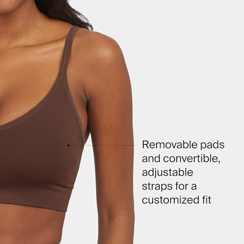 Image of SPANX SPANXsmooth EcoCare Seamless Shaping Longline Bralette - Comfortable Everyday Bralette - Women's Bra with No Underwire