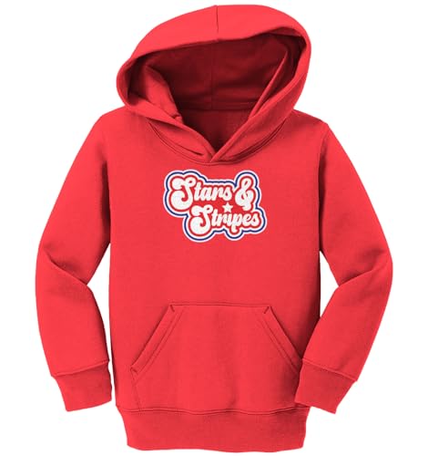 Tcombo Stars & Stripes - USA American Toddler/Youth Fleece Hoodie