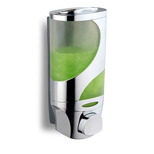 HotelSpaWave Luxury Soap/Shampoo/Lotion Modular-Design Shower Dispenser System (Pack of 1)