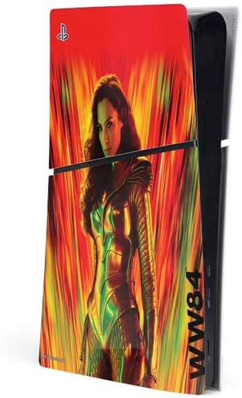 Skinit Decal Gaming Skin Compatible with PS5 Slim Digital Edition Console - Officially Licensed Wonder Woman 1984 (2020) WW84 Design