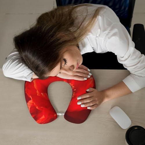 Almohada U con espuma viscoelástica negra 25 cm x 30 cm miniatura 7