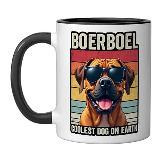 Boerboel Dog, Boerboel Coolest Dog On Earth, Boerboel Ceramic Mug, Black/White