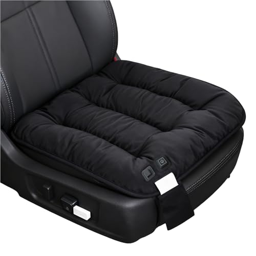 Genérico Cojín Asiento Térmico,Cojín de Silla para Clima Frío 5V - Colchón Frío Asiento,para Coche Camión SUV Silla De Ruedas Hogar Dormitorio Conductores Viajeros Oficina