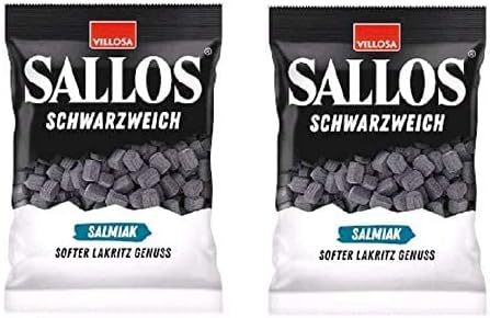 Miniatura 2 de Villosa Sallos Schwarzweich Salmiak vegano suave - 2 unidades
