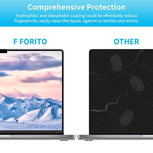 F Forito 2-Pack Anti Blue Light Screen Protector Compatible With 2022 Apple Macbook Air 13.6" With M2 Chip Model A2681, Eye Protection Blue Light Blocking & Anti Glare Laptop Screen Protector #TOP4