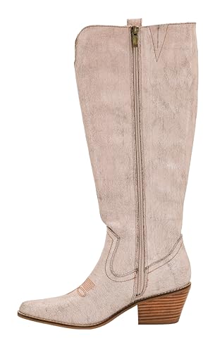 Corkys Footwear Womens Hats Off Boots, Tall Western Boots With Comfortable And Cushioned Insoles, Pull-on Loops For Easy On and Off, and a 2.5-Inch Heel
