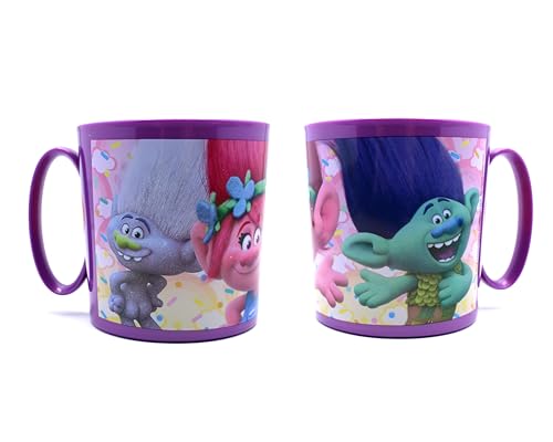 Joy Toy 784104 Trolls Tasse pour Micro-Onde Plastique Multicolore 26 x 15 x 15 cm