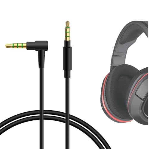 GEEKRIA Câble d’extension pour casque gaming, compatible avec Turtle Beach Elite Pro 2, Skullcandy Aviator 900 ANC, manette PS5 / Xbox Series et plus...