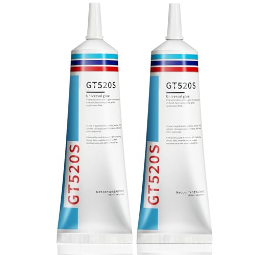 Colla per Tessuti, Multiuso, 60ml x2