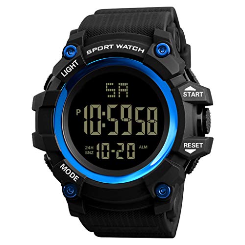 Preisvergleich Produktbild SOMESUN Herren Digital Sportuhr Militärische wasserdichte Analoge Stoppuhr Armee Stoßfest LED Hintergrundbeleuchtung Lässige Armbanduhren