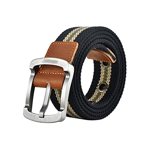 Cintura Canvas Belt Men's and Women's Belts Student Trousers Casual Business Cloth Belt Alloy Pin Buckle Cintura Jeans